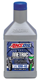 10W-40 Synthetic Metric Motorcycle Oil